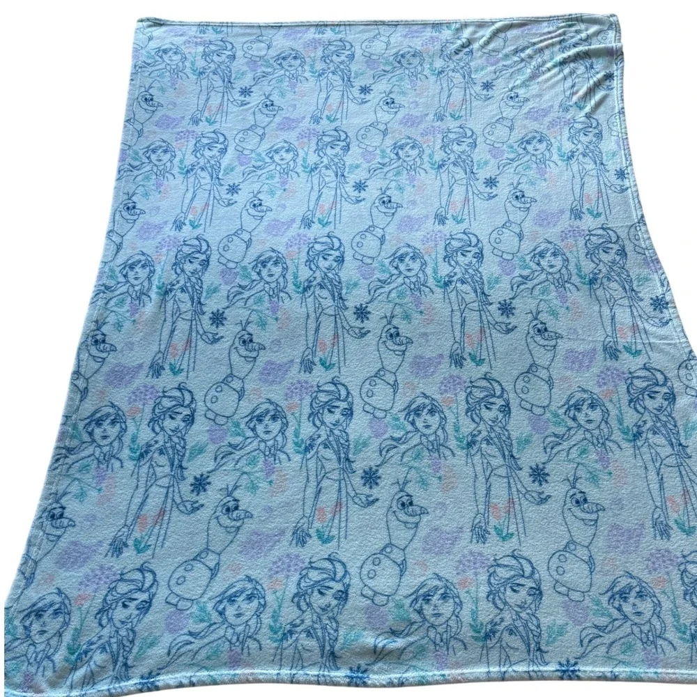 Disney Frozen Elsa‎ Olaf Fleece Blanket Kids One Size Cozy